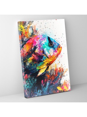 Painted Anarchy Ashvin Harrison Kanvas Tablo - Ashvin Harrison, Ev Dekorasyonu, Duvar Sanatı, Sualtı Harikalar Diyarı, 50 x 70 cm