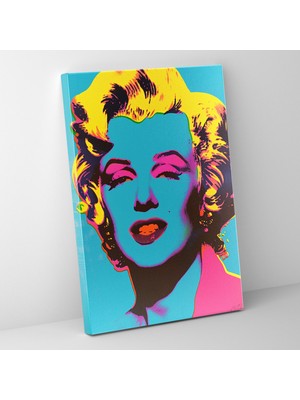 Painted Anarchy Andy Warhol Marilyn Iki Parçalı Kanvas Tablo - Andy Warhol, Andy Warhol, Kanvas Tablo, Kanvas Tablo, 50 x 70 cm