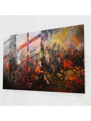 Painted Anarchy Barok Stil Tablo Duvar Dekorasyonu - Barok, Barok Stil Tablo, Cam Sanatı, Duvar Dekorasyonu, 45X30