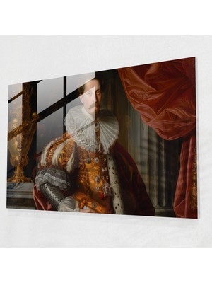 Painted Anarchy Barok Tarzı Resim Duvar Dekorasyonu - Barok, Cam Duvar Sanatı, Cam Sanatı, Cam Baskı, 45X30