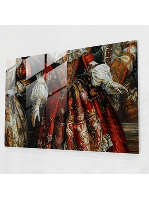 Painted Anarchy Barok Stil Tablo Ev Dekorasyonu - Barok, Barok Stil Tablo, Ev Dekorasyonu, Cam Duvar Sanatı, 45X30