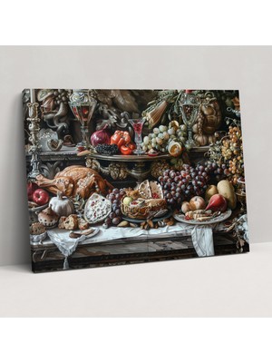 Painted Anarchy Barok Tarzı Tablo Kanvas Tablo - Barok, Duvar Dekorasyonu, Kanvas Tablo, Kanvas Tablo, 50X30