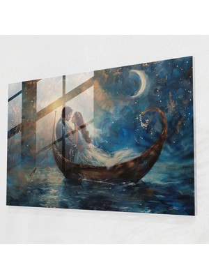 Painted Anarchy Romantik Aşk Hikayesi Barok Tarzı Tablo Duvar Dekorasyonu - Barok, Modern Sanat, Duvar Dekorasyonu, Cam Baskı, 45X30