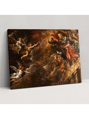 Painted Anarchy Barok Stil Tablo Duvar Dekorasyonu - Barok, Ev Dekorasyonu, Barok Stil Tablo, Duvar Dekorasyonu, 70 x 50 cm