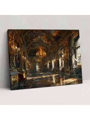 Painted Anarchy Barok Tarzı Resim Duvar Sanatı - Barok, Ev Dekorasyonu, Kanvas Tablo, Duvar Dekorasyonu, 70 x 50 cm