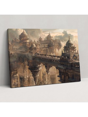 Painted Anarchy Barok Tarzı Resim Kanvas Duvar Sanatı - Barok, Kubbeler, Ihtişam, Barok Tarzı Resim, 50X30