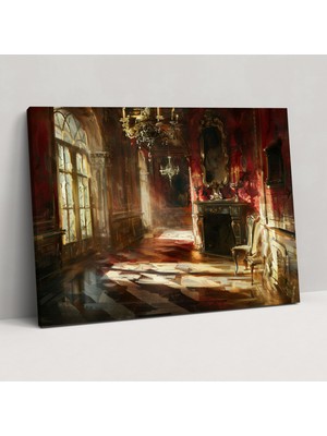 Painted Anarchy Barok Tarzı Resim Duvar Dekorasyonu - Barok, Kanvas Tablo, Barok Tarzı Resim, Ev Dekorasyonu, 50X30