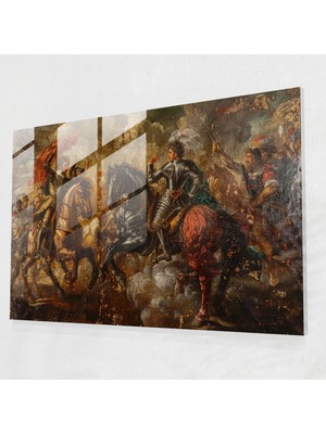 Painted Anarchy Barok Tarzı Resim Ev Dekorasyonu - Barok, Barok Tarzı Resim, Cam Sanatı, Büyüleyici, 45X30