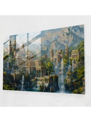 Painted Anarchy Barok Stil Tablo Duvar Dekorasyonu - Barok, Duvar Dekorasyonu, Cam Duvar Sanatı, Barok Stil Tablo, 45X30