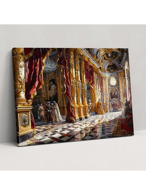 Painted Anarchy Barok Tarzı Resim Duvar Dekorasyonu - Barok, Barok Tarzı Resim, Ev Dekorasyonu, Kanvas Tablo, 50X30