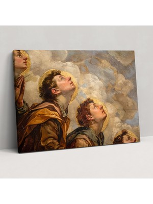 Painted Anarchy Barok Tarzı Resim Duvar Sanatı - Barok, Sakin Atmosfer, Maneviyat, Duvar Sanatı, 50X30