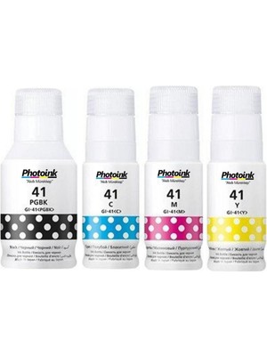 Photoink Canon G2420 4 Renk Mürekkep 135 ml - 70 ml Gı-41