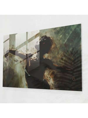 Painted Anarchy Caravaggio Tarzı Duvar Dekorasyonu - Caravaggio, Dramatik, Duvar Dekorasyonu, Cam Sanatı, 45 x 30 cm
