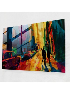 Painted Anarchy Fovizm Modern Sanat - Fovizm, Fovizm Sanat Tarzı, Modern Sanat, Ev Dekorasyonu, 45 x 30 cm