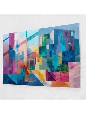 Painted Anarchy Fovizm Sanat Tarzı Cam Duvar Sanatı - Fovizm, Fovizm Sanat Tarzı, Cam Duvar Sanatı, Duvar Dekorasyonu, 45 x 30 cm