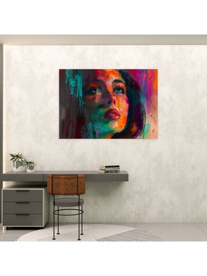 Painted Anarchy Fovizm Sanat Tarzı Kanvas Tablo - Fovizm, Duvar Sanatı, Fovizm Sanat Tarzı, Ev Dekorasyonu, 50 x 30 cm