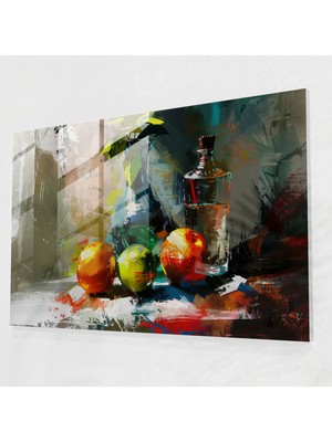 Painted Anarchy Abartılı Natürmort Fovizm Cam Baskı - Fovizm, Fovizm Sanat Stili, Cam Baskı, Ev Dekorasyonu, 45 x 30 cm