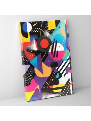 Painted Anarchy Fütürizm Sanat Tarzı Kanvas Tablo - Fütürizm, Kanvas Tablo, Duvar Dekorasyonu, Duvar Sanatı, 30X50