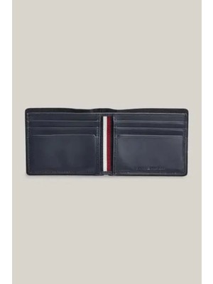 Tommy Hilfiger Erkek Casual Mini Deri Lacivert Kartlık