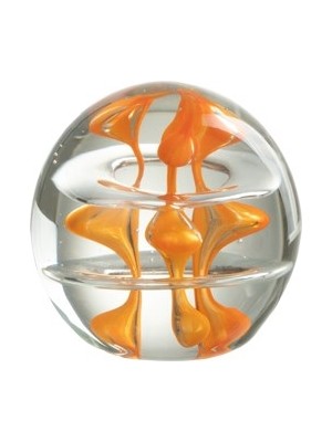 Laromita Decoration Verre Kağıt Ağırlığı Turuncu / S