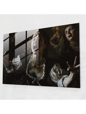 Painted Anarchy Caravaggio Tarzı Ev Dekorasyonu - Caravaggio, Modern Sanat, Ev Dekorasyonu, Cam Sanatı, 45 x 30 cm