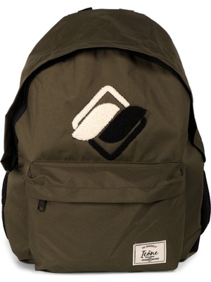 İcone Bag Önü Nakışlı, Laptop Bölmeli Unisex Sırt Çantası, Okul Çantası, Back To School