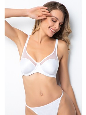 Miorre Balenli Tül Detaylı Minimizer Toparlayıcı Sütyen