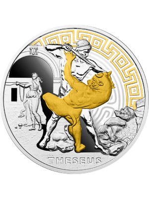 Agakulche Theseus 2024 1 Ons 31.10 Gram Gümüş Sikke Coin (999.0)