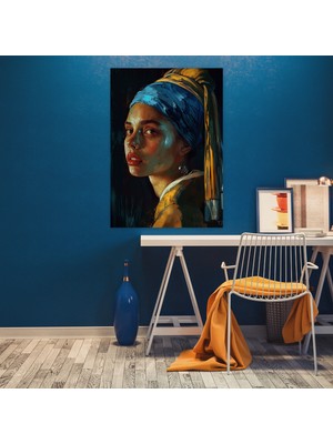 Painted Anarchy Johannes Vermeer Canvas Print  30X50 cm