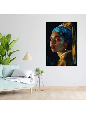 Painted Anarchy Johannes Vermeer Canvas Print  30X50 cm