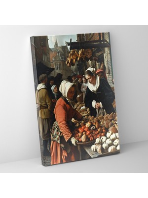 Painted Anarchy Johannes Vermeer Canvas Print  30X50 cm