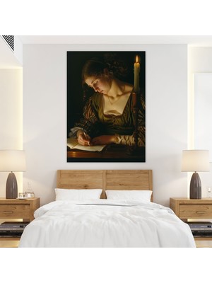 Painted Anarchy Johannes Vermeer Duvar Dekorasyonu Canvas Print  30X50 cm