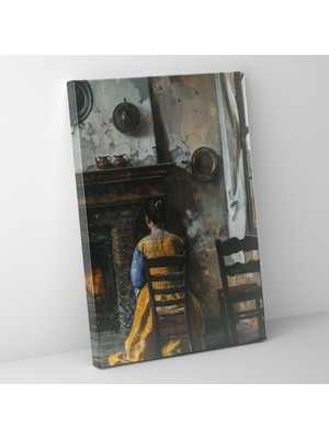 Painted Anarchy Johannes Vermeer Canvas Print  30X50 cm