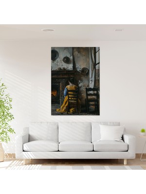 Painted Anarchy Johannes Vermeer Canvas Print  30X50 cm