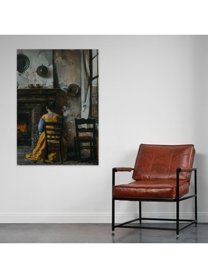 Painted Anarchy Johannes Vermeer Canvas Print  30X50 cm