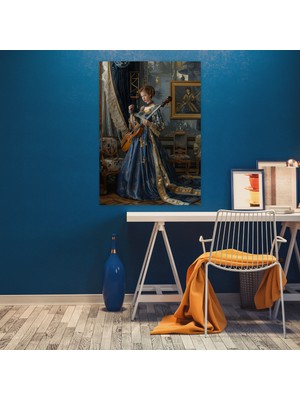 Painted Anarchy Johannes Vermeer Wall Art  30X50 cm