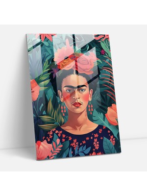 Painted Anarchy Frida Kahlo Style Ev Dekorasyonu - Frida Kahlo Eserleri 30X45 cm