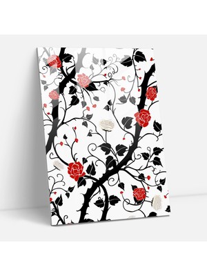 Painted Anarchy Frida Kahlo Style Glass Art - Frida Kahlo Eserleri 30X45 cm