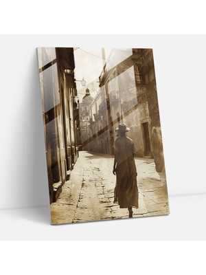 Painted Anarchy Frida Kahlo Style Glass Print - Frida Kahlo Eserleri 30X45 cm