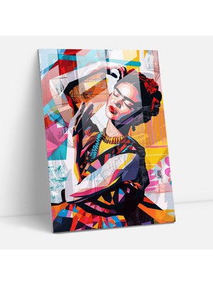 Painted Anarchy Frida Kahlo Style Duvar Dekorasyonu - Frida Kahlo Eserleri 30X45 cm