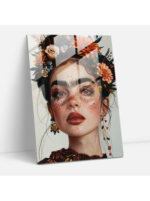 Painted Anarchy Frida Kahlo Style Ev Dekorasyonu - Frida Kahlo Eserleri 30X45 cm