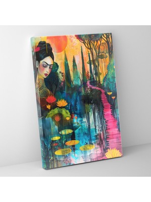 Painted Anarchy Frida Kahlo Style Wall Art - Frida Kahlo 30X50 cm