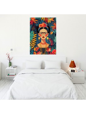 Painted Anarchy Frida Kahlo Style Wall Art - Frida Kahlo 30X50 cm