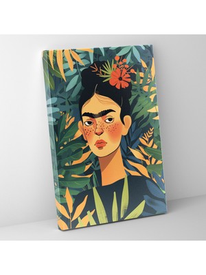 Painted Anarchy Frida Kahlo Style Botanical Wall Art - Frida Kahlo 30X50 cm