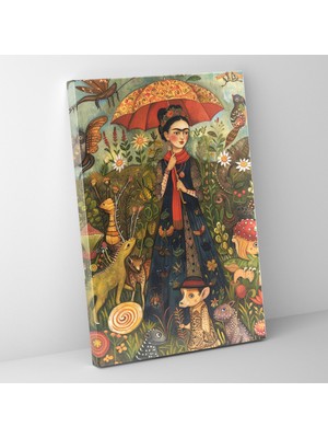 Painted Anarchy Frida Kahlo Style Wall Art - Frida Kahlo 30X50 cm