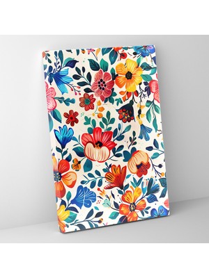 Painted Anarchy Frida Kahlo Style Canvas Print - Frida Kahlo 30X50 cm