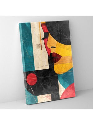 Painted Anarchy Frida Kahlo Style Canvas Print - Frida Kahlo 30X50 cm