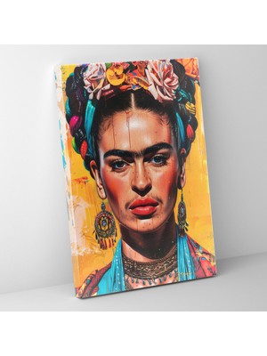 Painted Anarchy Frida Kahlo Style Wall Art - Frida Kahlo 30X50 cm