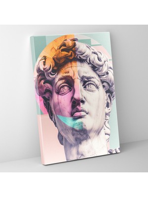 Painted Anarchy Roma Heykeli Pop Art Duvar Sanatı  ve Popart 30X50 cm