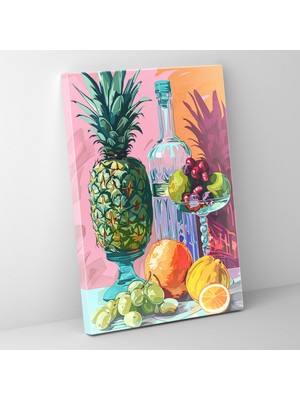 Painted Anarchy Pop Art Natürmort Kanvas Tablo  ve Popart 30X50 cm